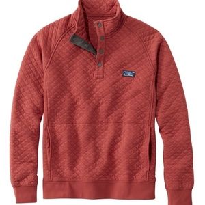 LL Bean - Men's Quilted Sweatshirt, Mockneck